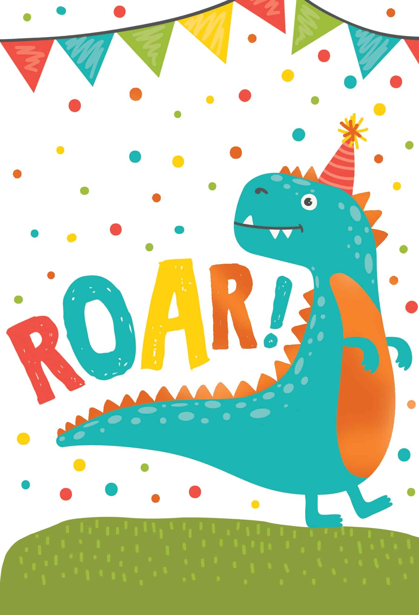 Birthday Card - T-Rex