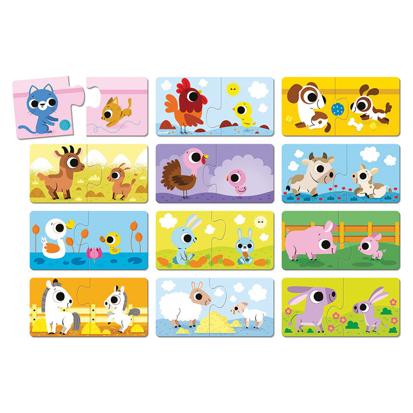 Parent & Baby Animals Puzzle