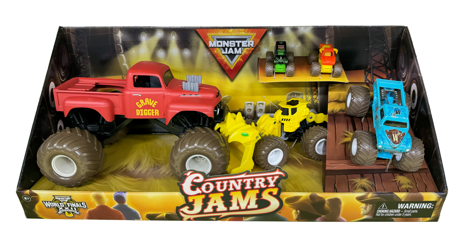 Diecast Monster Trucks - 5 Pack - Country Jam