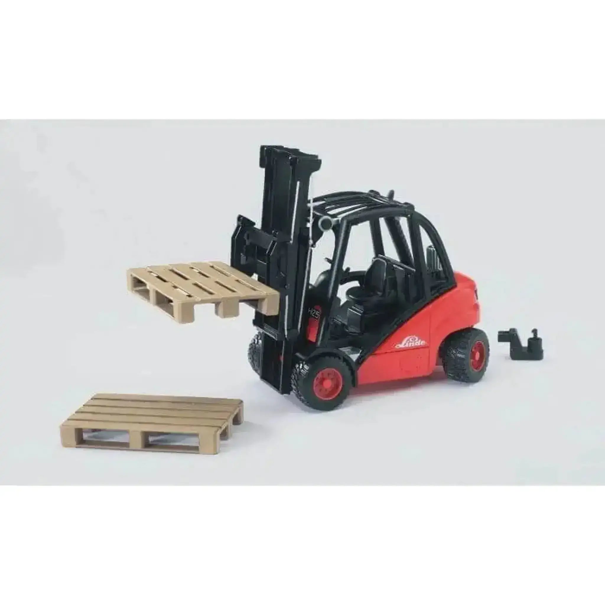 Linde Fork Lift H30D with 2 Pallets 1:16 (02511)
