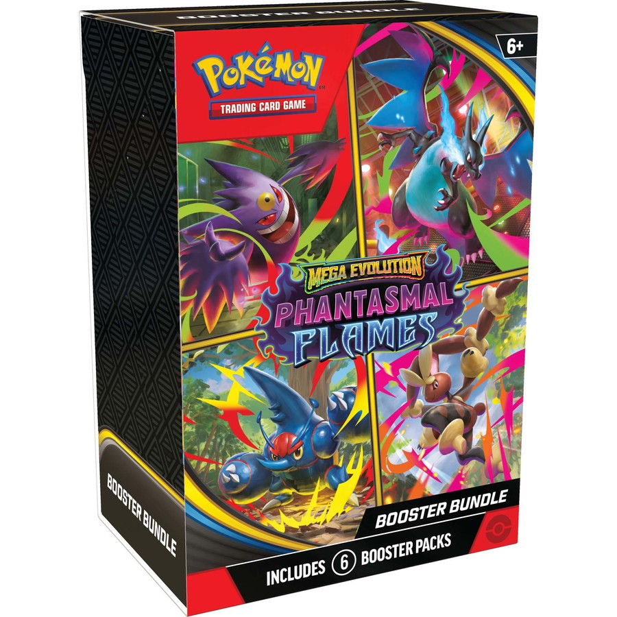 Pokémon TCG: Mega Evolution 2 - Phantasmal Flames Booster Bundle (*Limit 2 per customer)