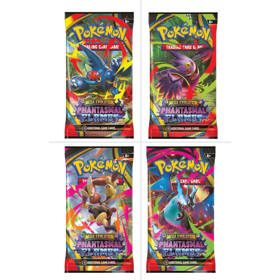 Pokémon TCG: Mega Evolution 2 - Phantasmal Flames Booster Pack (*Max 5 packs per customer)
