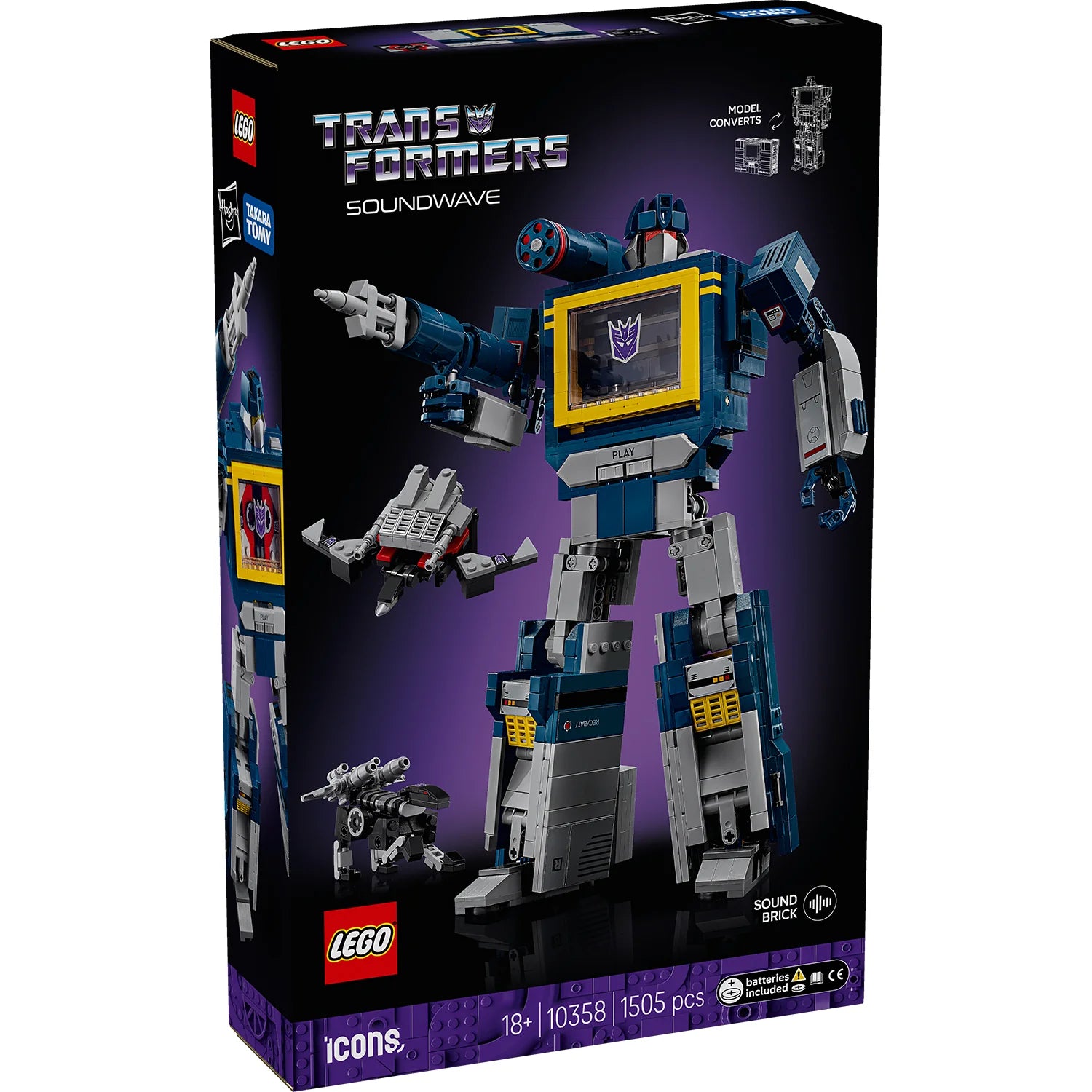 Icons - Transformers: Soundwave (10358)