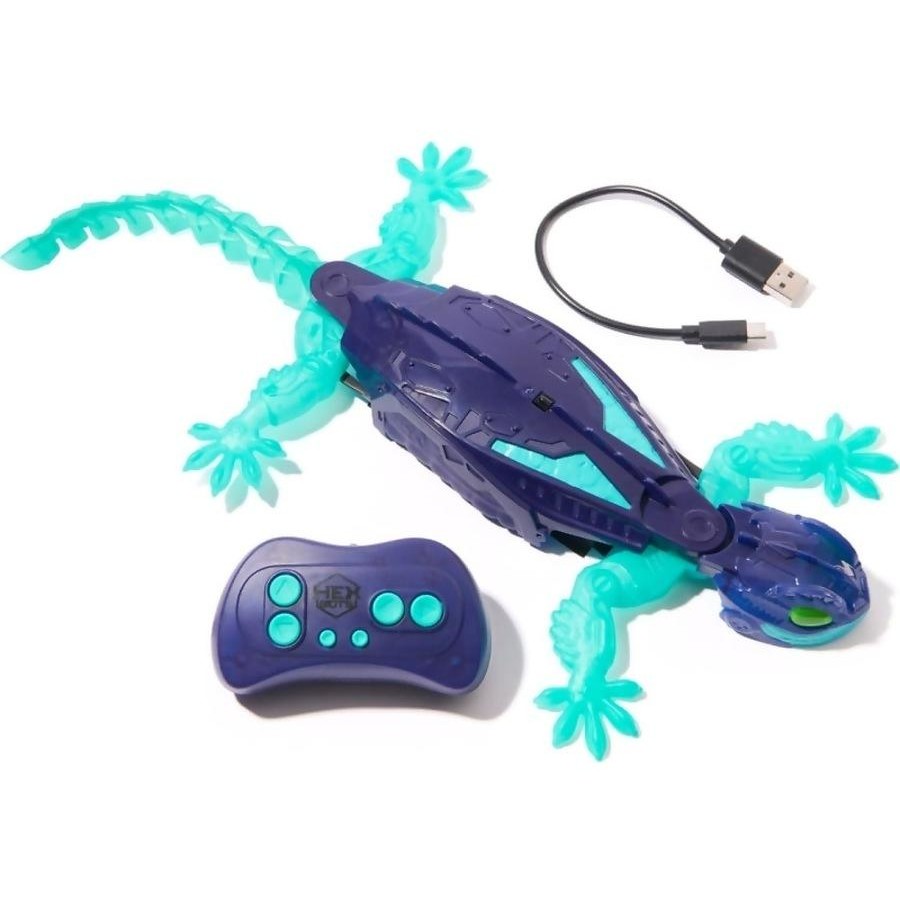 Glow in the Dark Gecko - Wall Crawler - Blue