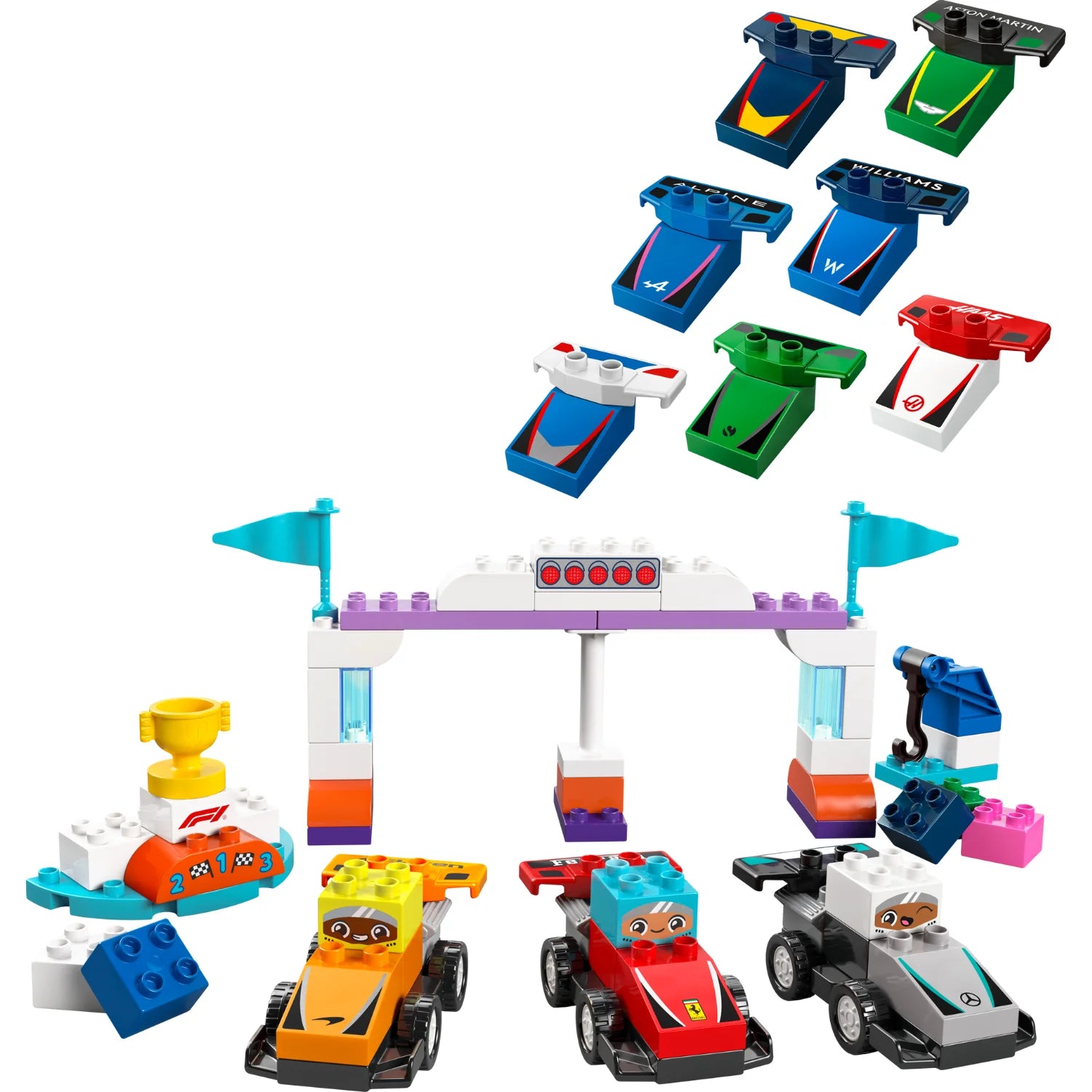 DUPLO® - F1® Team Race Cars & Drivers (10445)