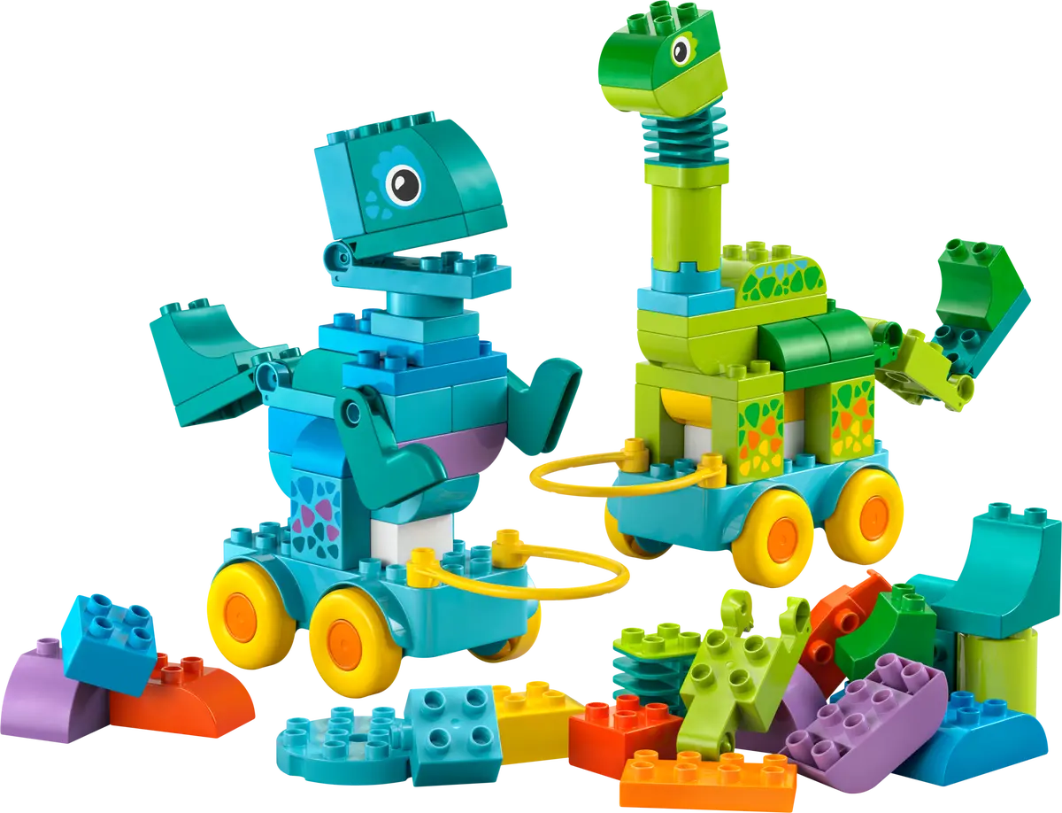 DUPLO® - 3-in-1 Dinosaurs on Wheels (10451)