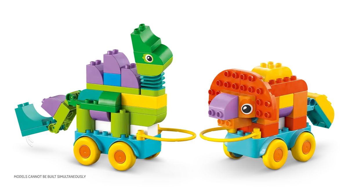 DUPLO® - 3-in-1 Dinosaurs on Wheels (10451)