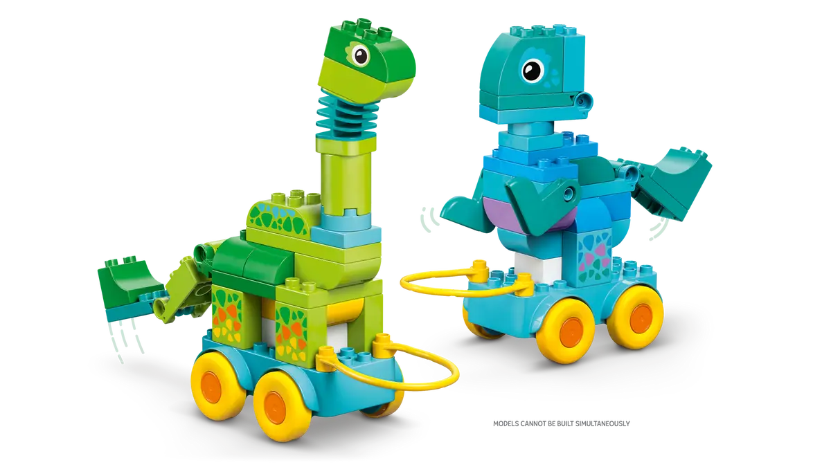DUPLO® - 3-in-1 Dinosaurs on Wheels (10451)