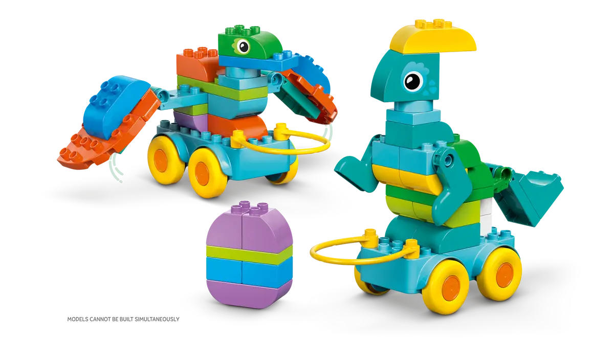 DUPLO® - 3-in-1 Dinosaurs on Wheels (10451)
