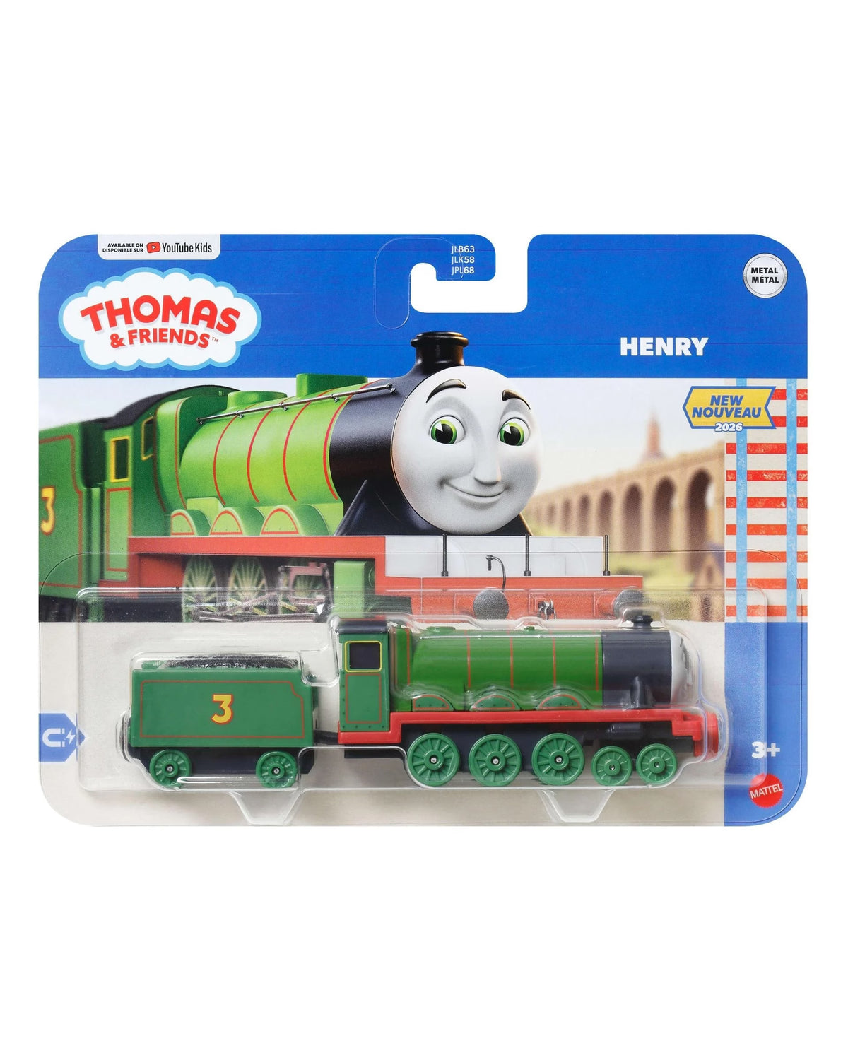 Die-Cast Push Along Engine - Henry - NEW
