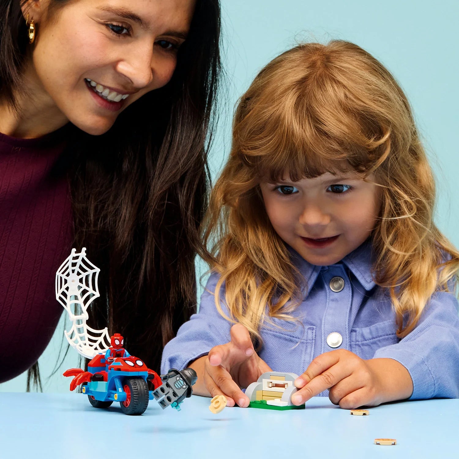 Marvel - Spidey on his Motorcycle vs. Rhino (11206)