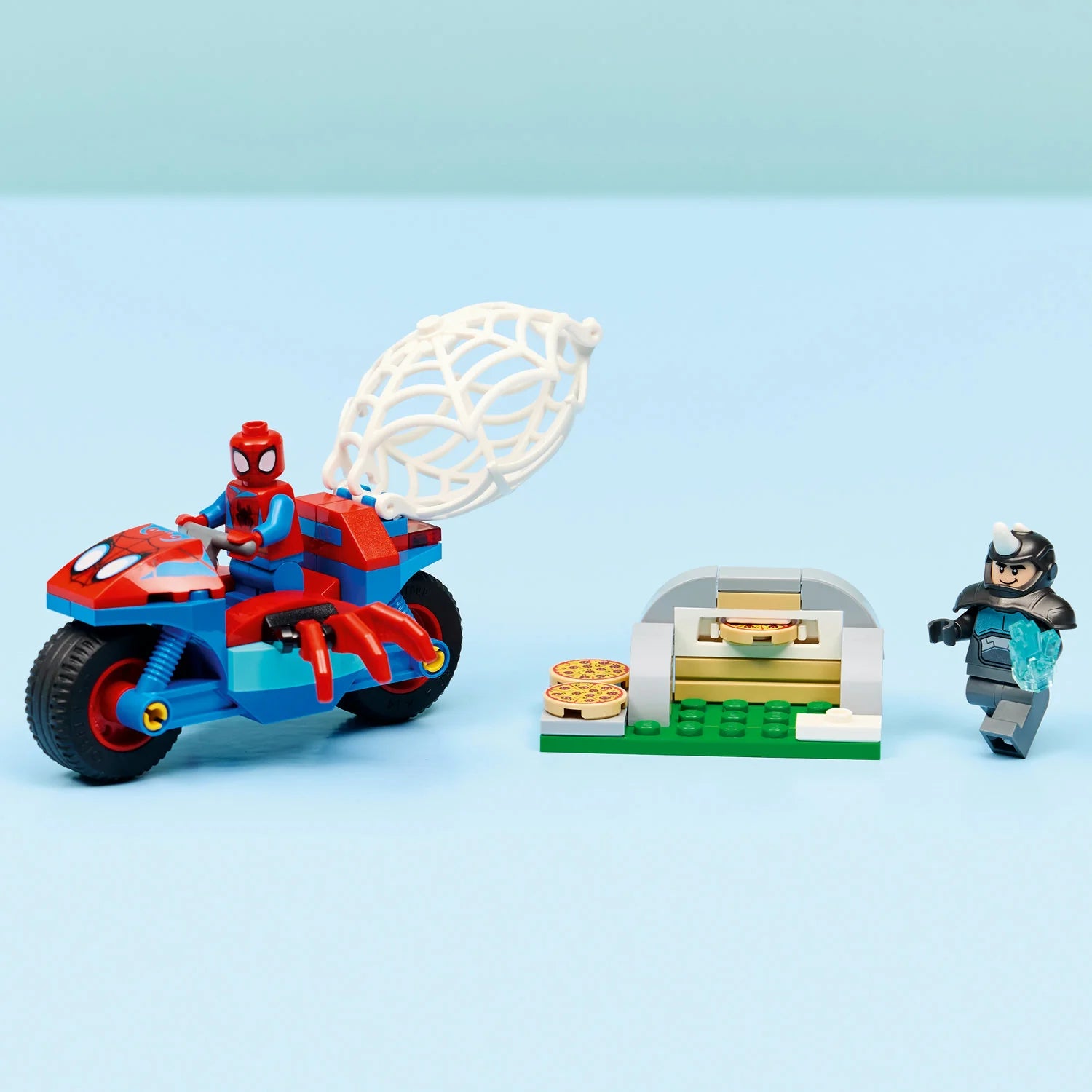 Marvel - Spidey on his Motorcycle vs. Rhino (11206)