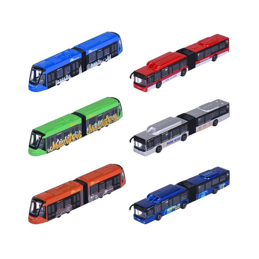 Trams and Buses (77528) - Assorted - Toot Toot Toys