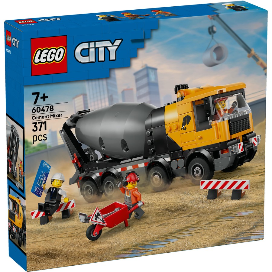 City - Cement Mixer (60478)