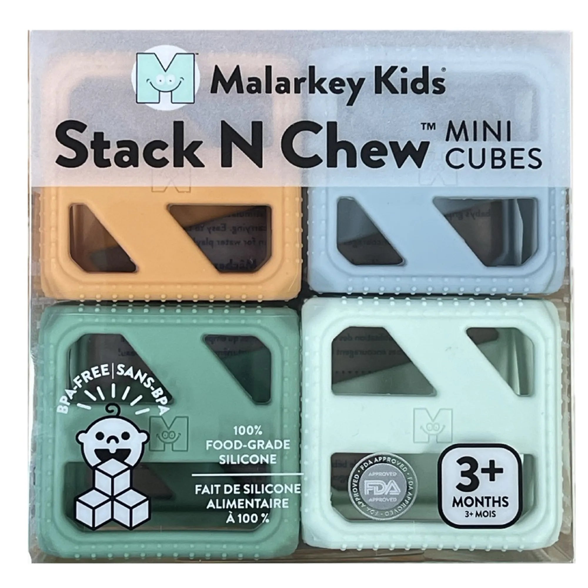 Stack n Chew Mini Cubes - Earth