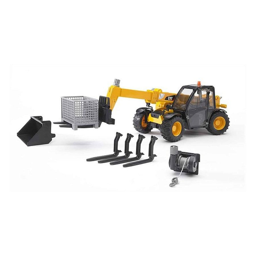 Bruder Accessories : Box-Type Pallet , Winch and Front Loader Forks