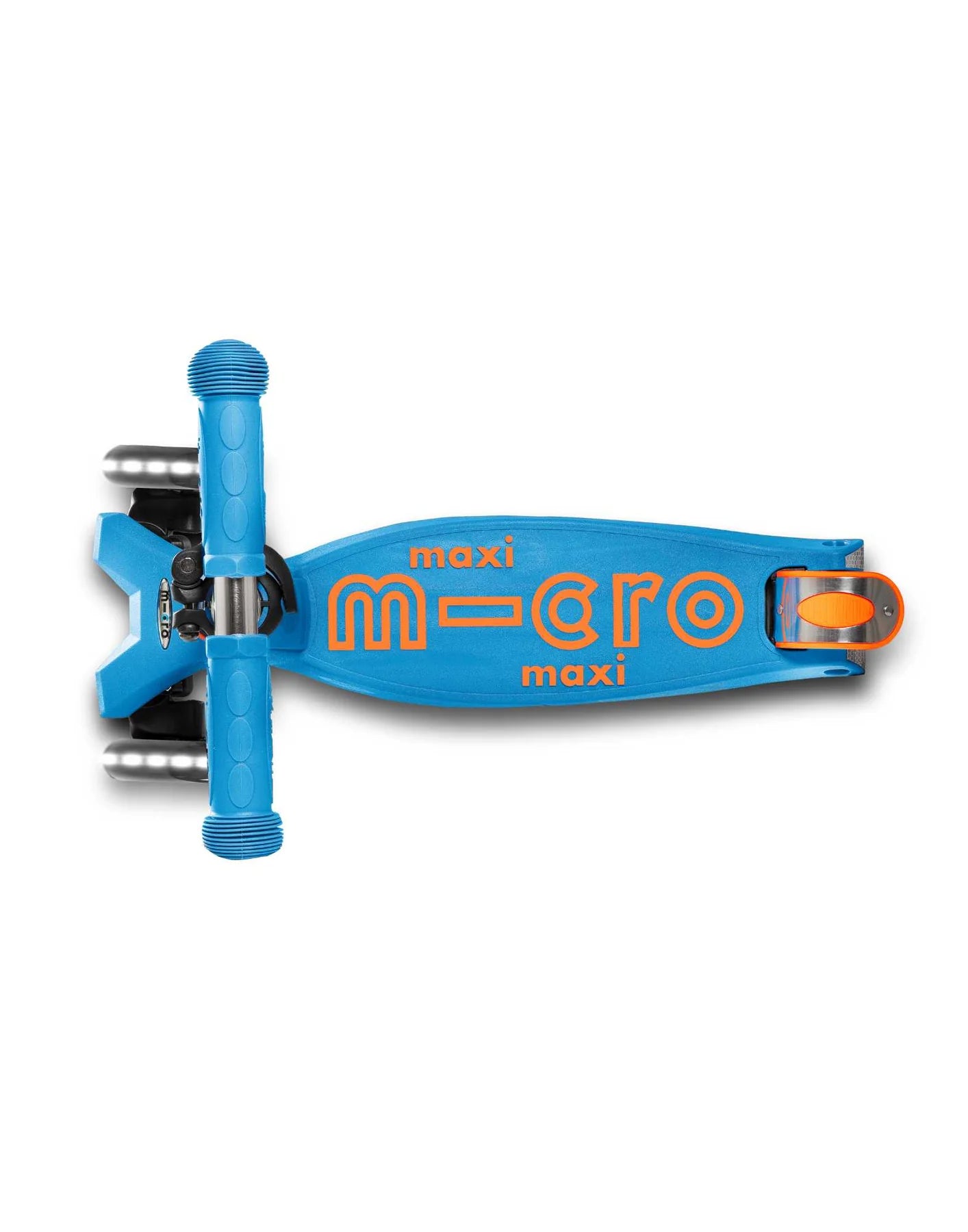 Maxi Micro Deluxe Scooter - LED Light Up Wheels - Carribean Blue - 5-12 years