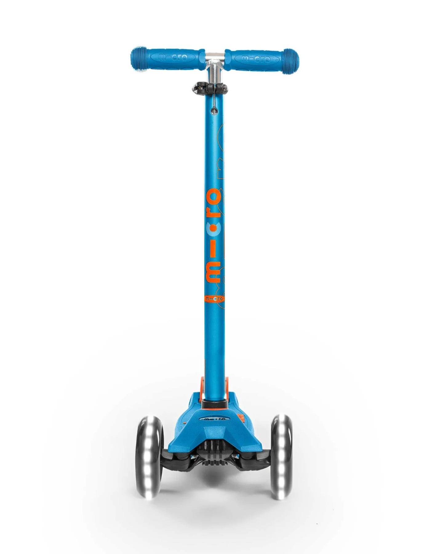 Maxi Micro Deluxe Scooter - LED Light Up Wheels - Carribean Blue - 5-12 years