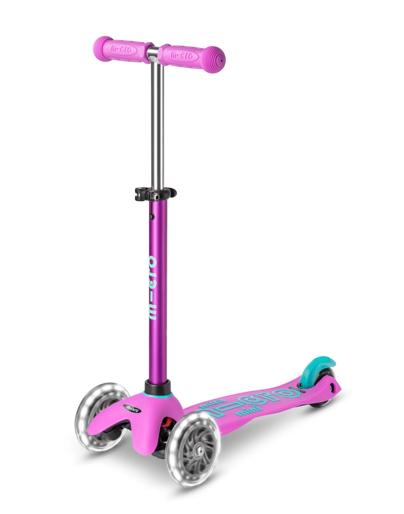 Micro Mini Deluxe Scooter - LED Light Up Wheels - Lavender - 2-5 years