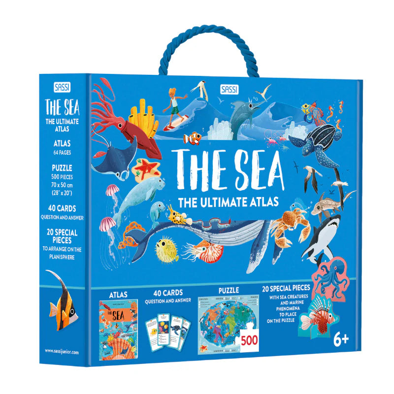 The Ultimate Atlas and Puzzle Set - The Sea (500 pcs)