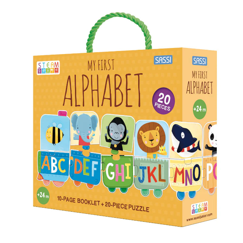 My First Alphabet - 10 Page Book + 20 Piece Puzzle