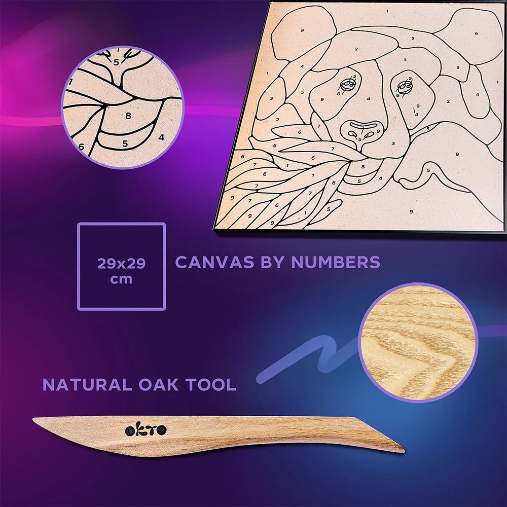 Panda Colouring With Clay Set