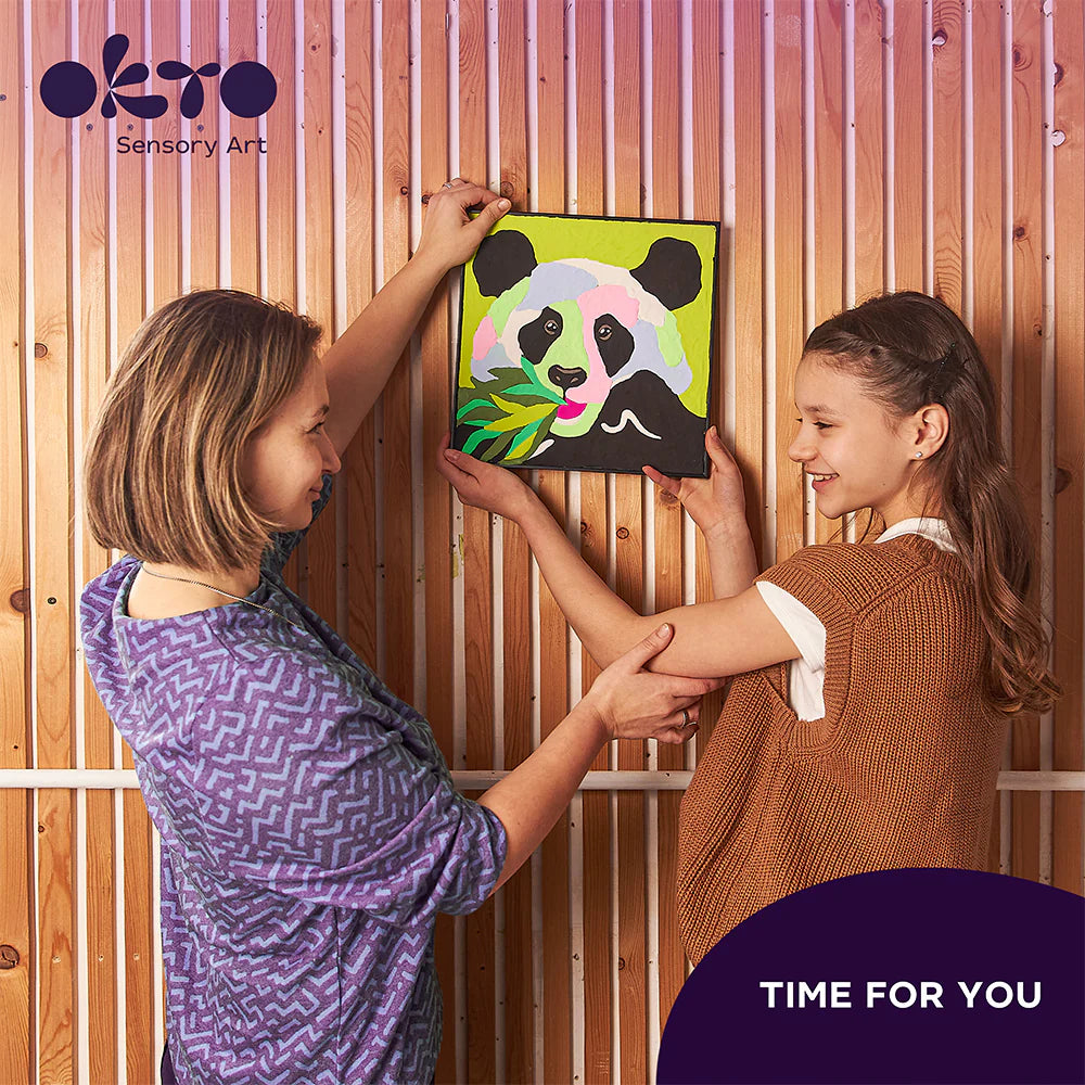 Panda Colouring With Clay Set