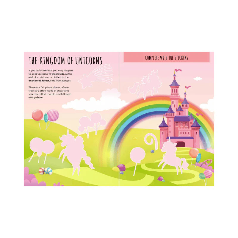 Stickers and Activities Book - Unicorns