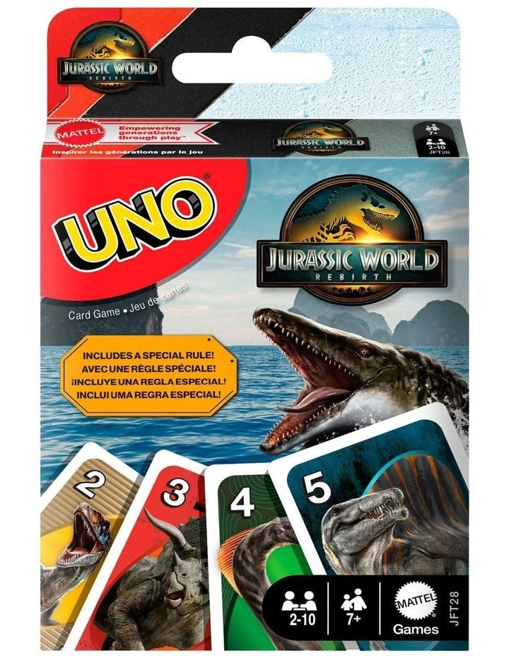 UNO Jurassic World Rebirth