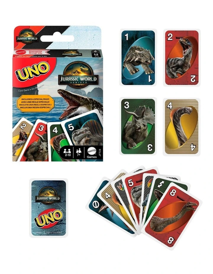UNO Jurassic World Rebirth