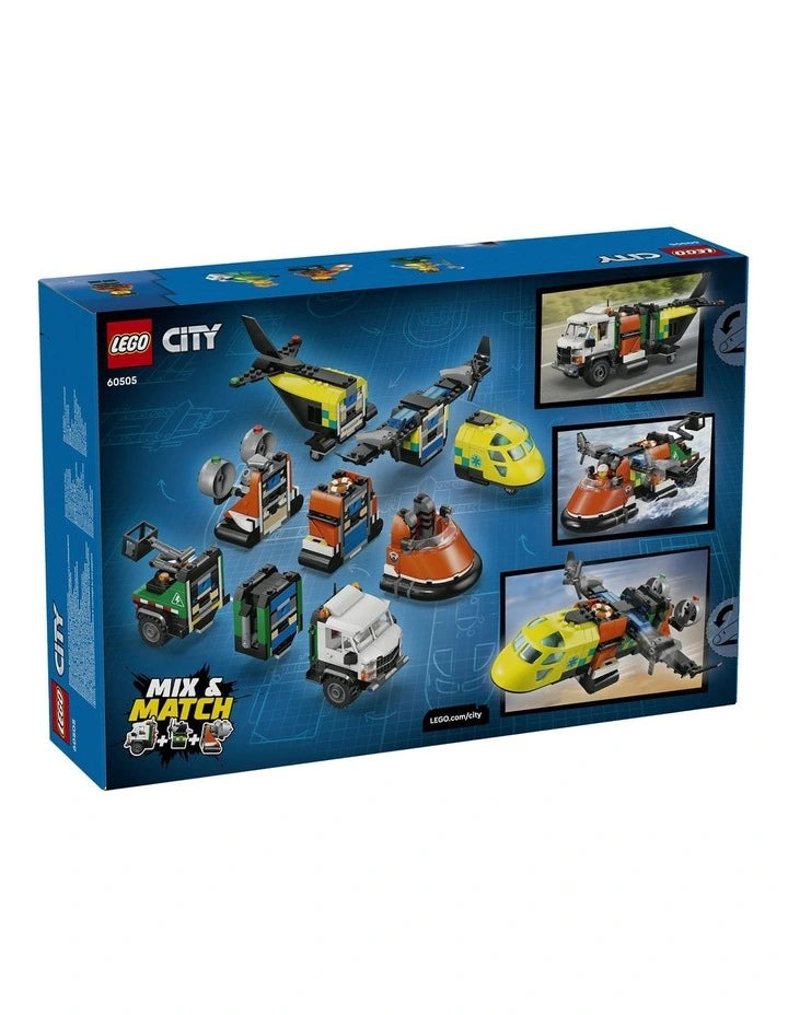 City - Airplane, Service Truck & Hovercraft Remix (60505)
