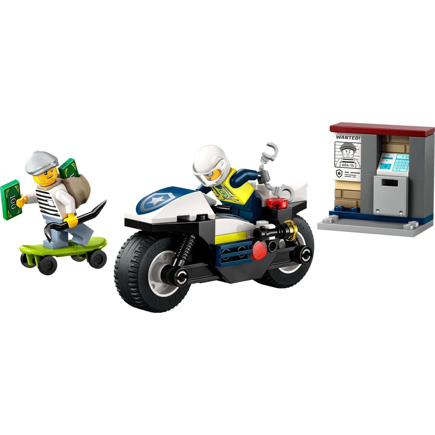 City - Police Motorcycle Chaser (60455)