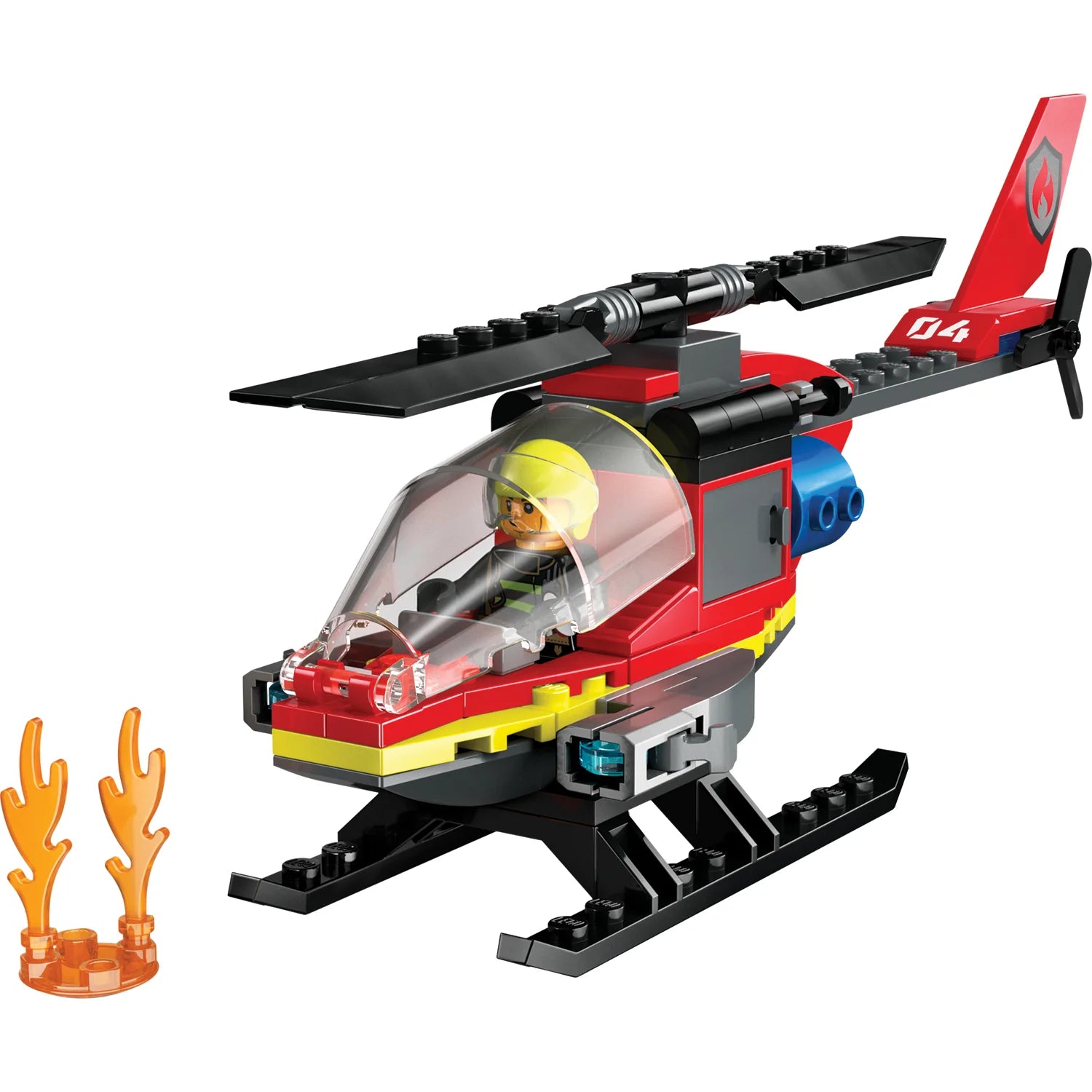 City - Fire Rescue Helicopter (60411) - Toot Toot Toys
