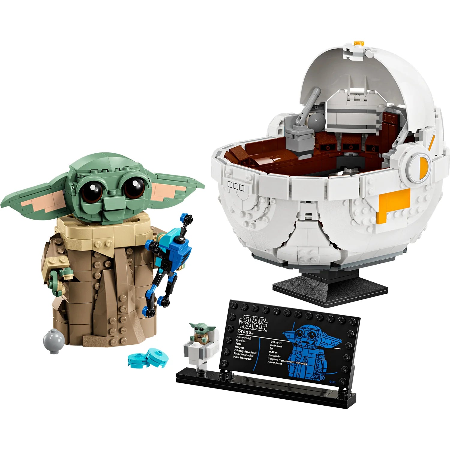 Star Wars™ - Grogu™ with Hover Pram (75403)