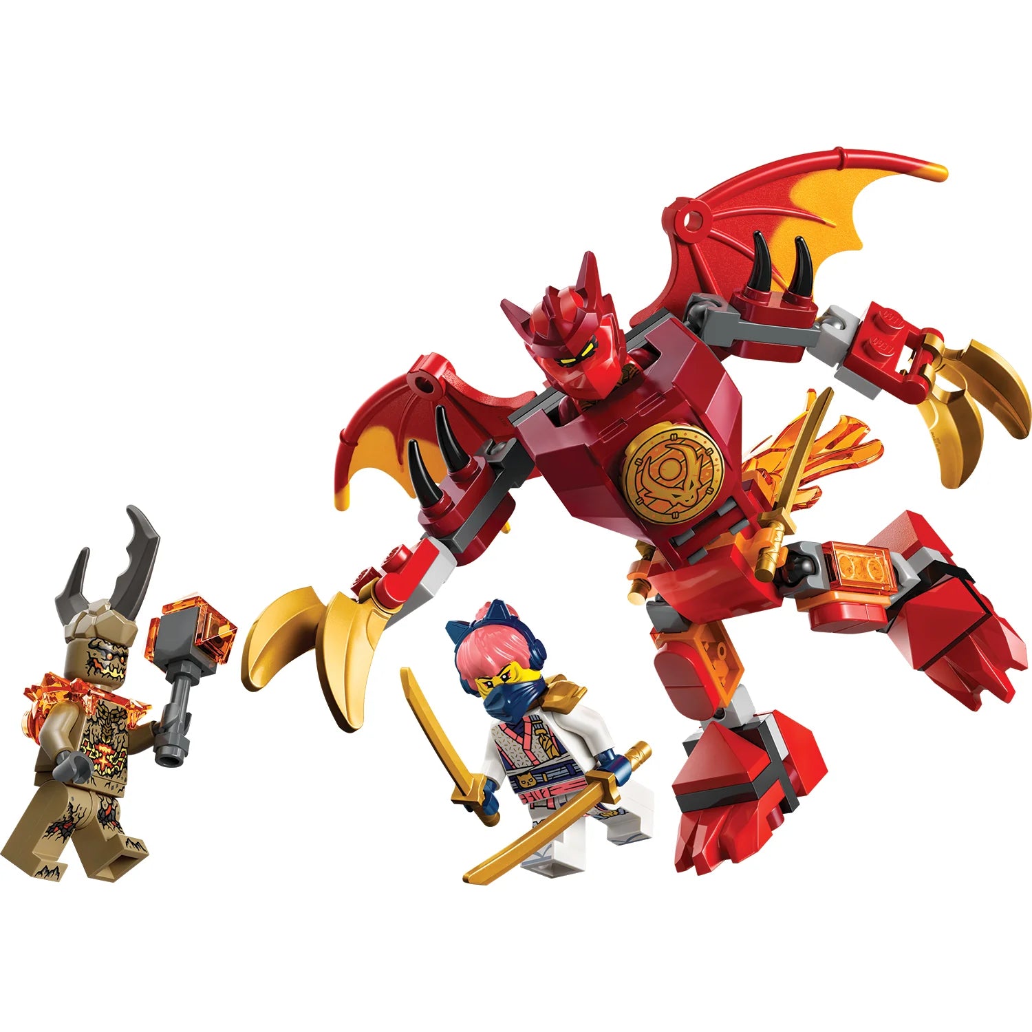 NINJAGO® - Kai’s Dragon Mech Battle Pack (71851)