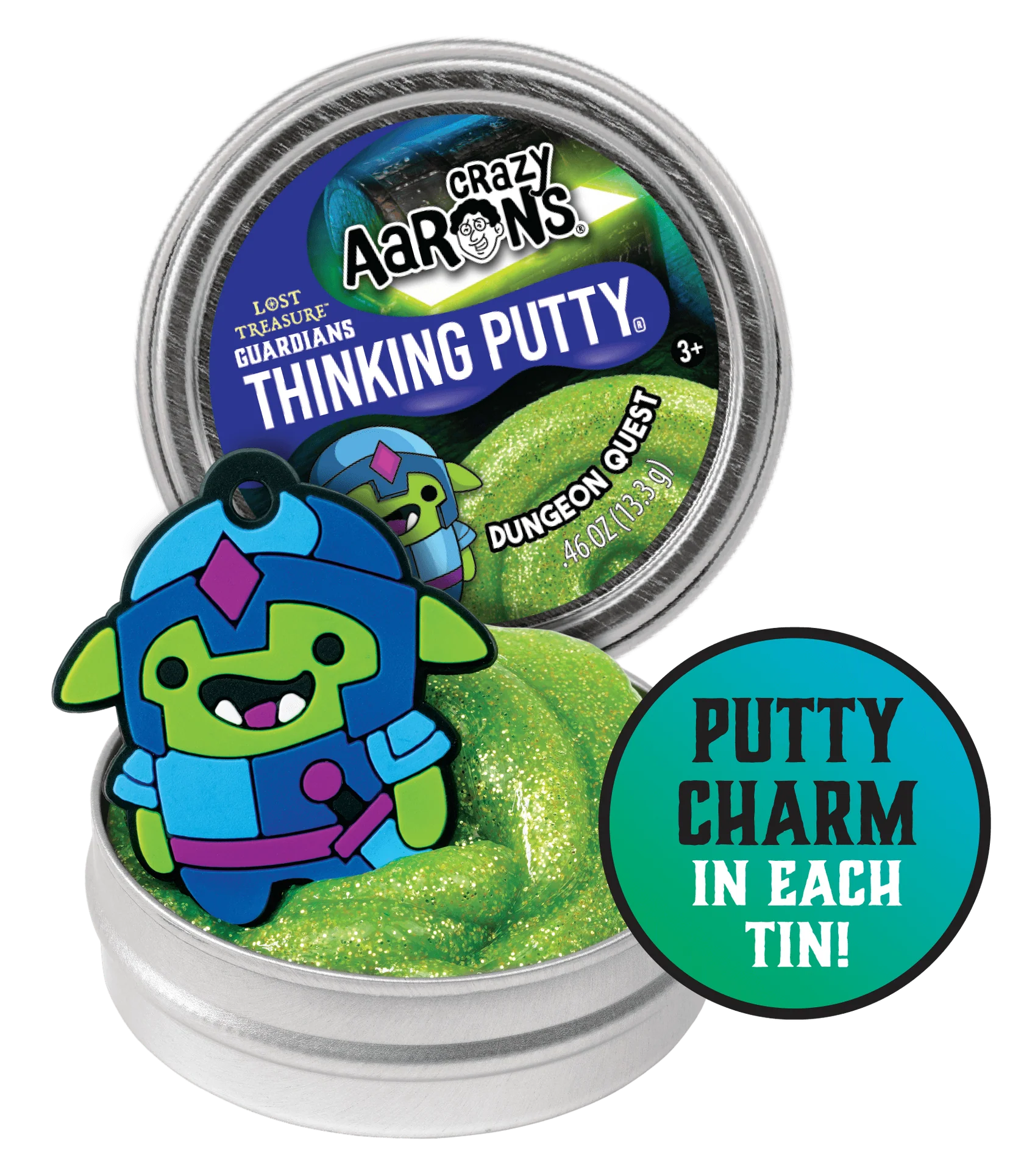 Crazy Aaron's Thinking Putty - Mini Lost Treasure Guardians Tins