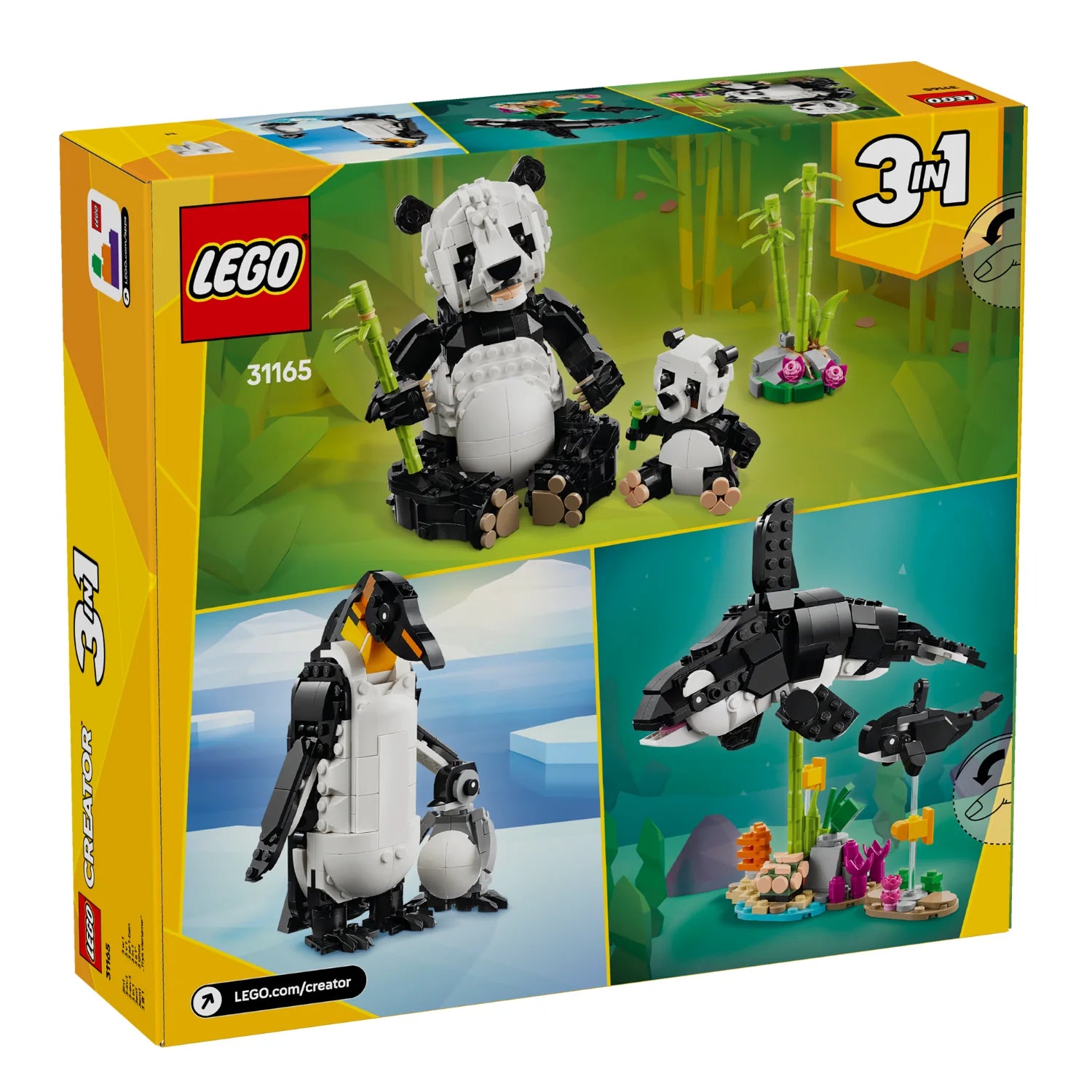 Creator 3-in-1 - Wild Families: Panda Family (31165)