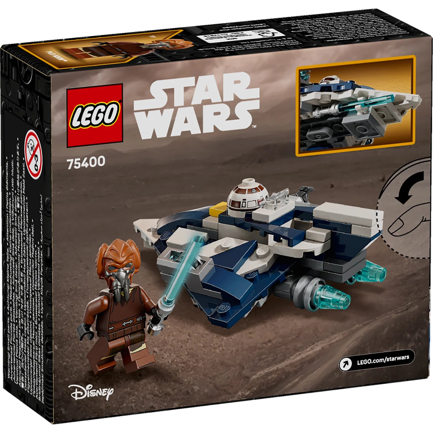 Star Wars™ - Plo Koon's Jedi Starfighter™ Microfighter (75400)
