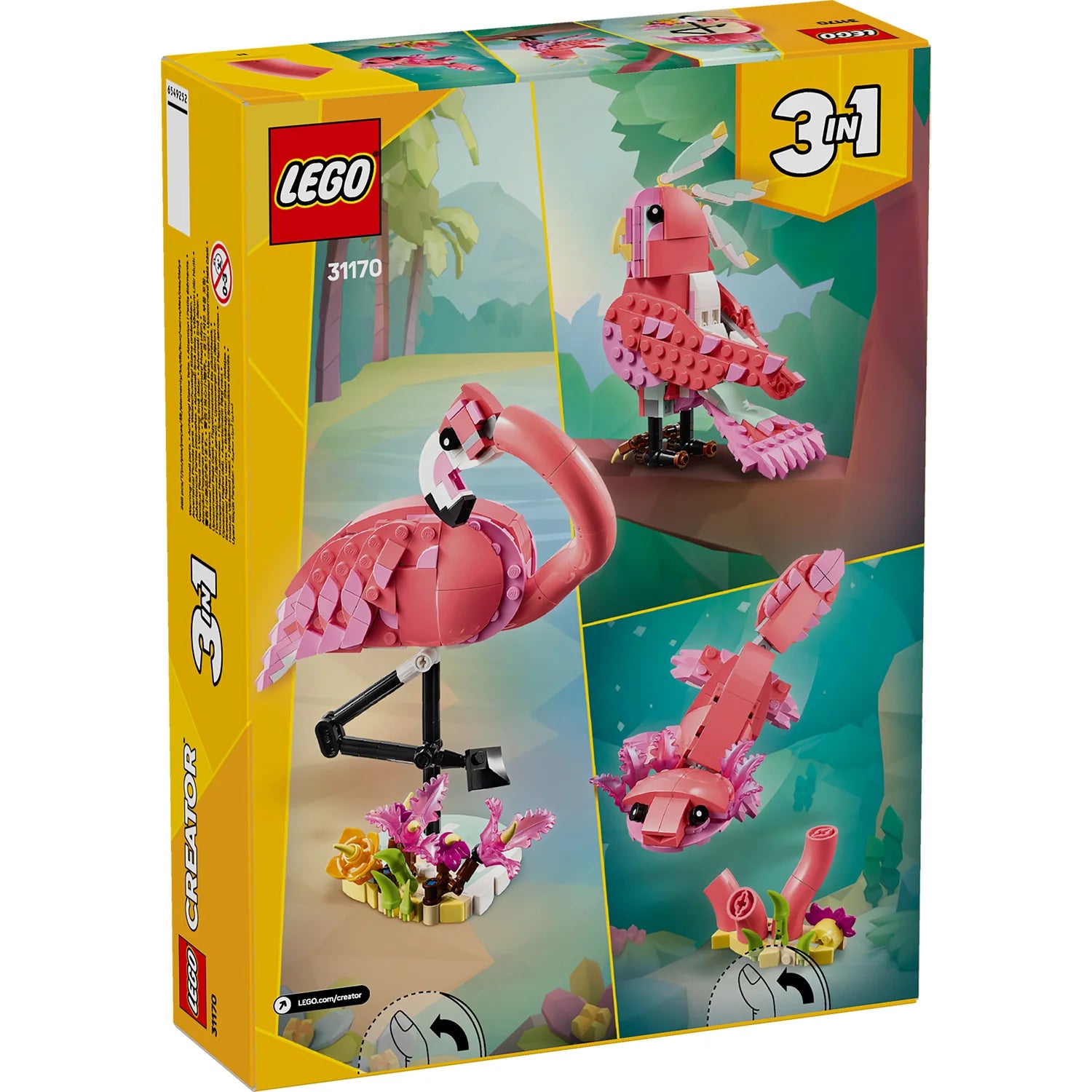 Creator 3-in-1 - Wild Animals: Pink Flamingo (31170)