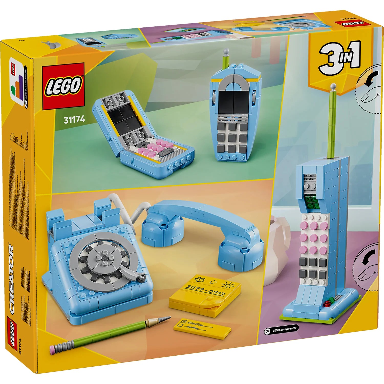 Creator 3-in-1 - Retro Telephone (31174)