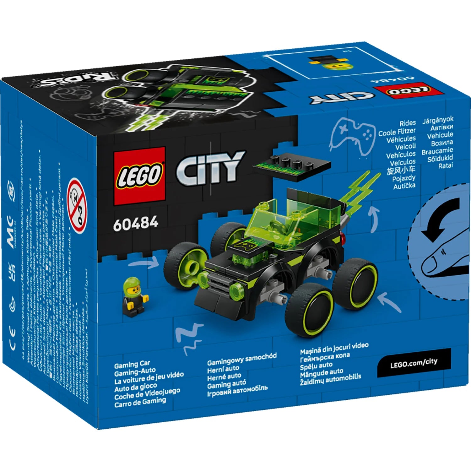 City - Rides – Gaming Race Car (60484)