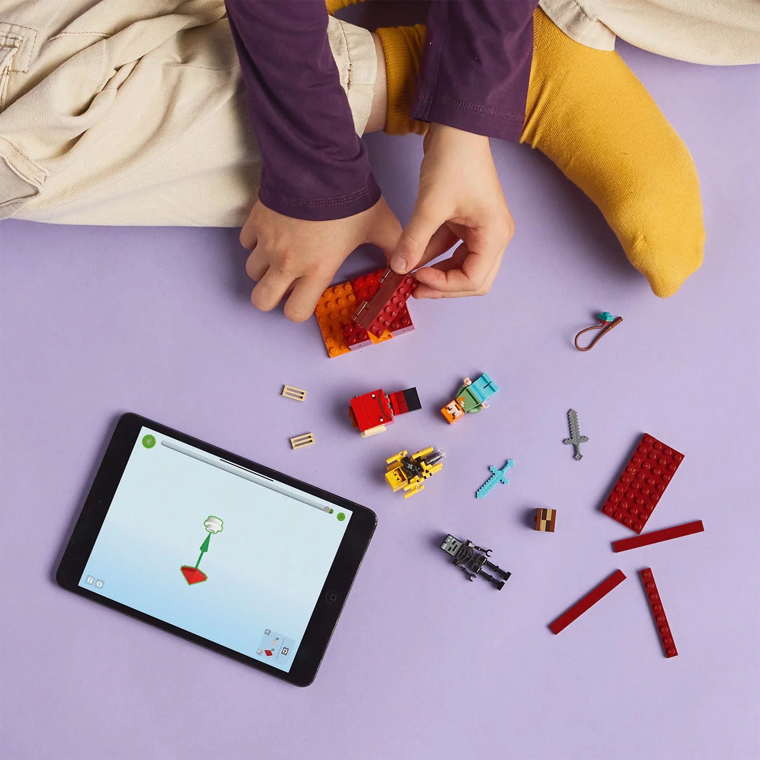 Minecraft® - The Nether Lava Battle (21266)