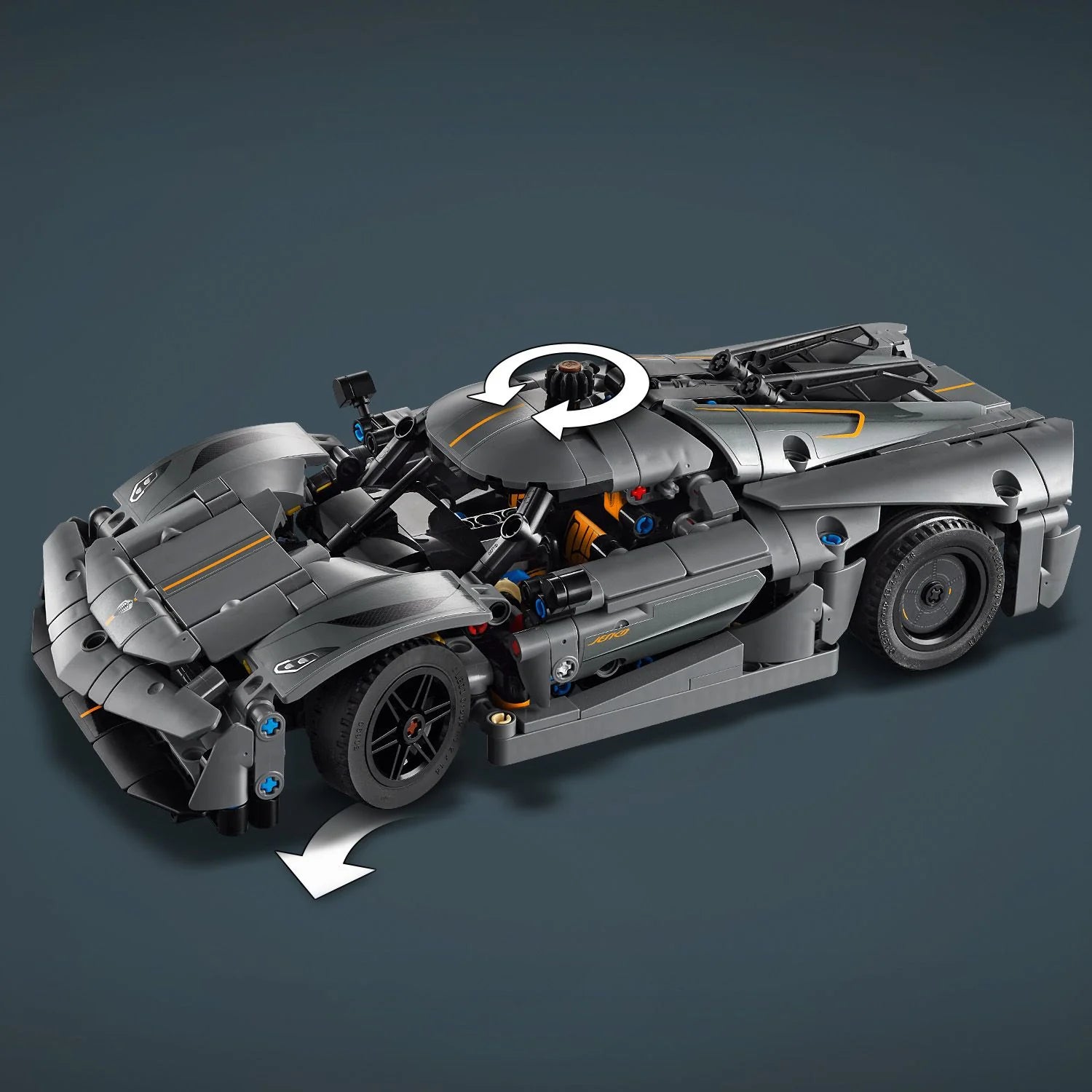 Technic - Koenigsegg Jesko Absolut Grey Hypercar (42173)