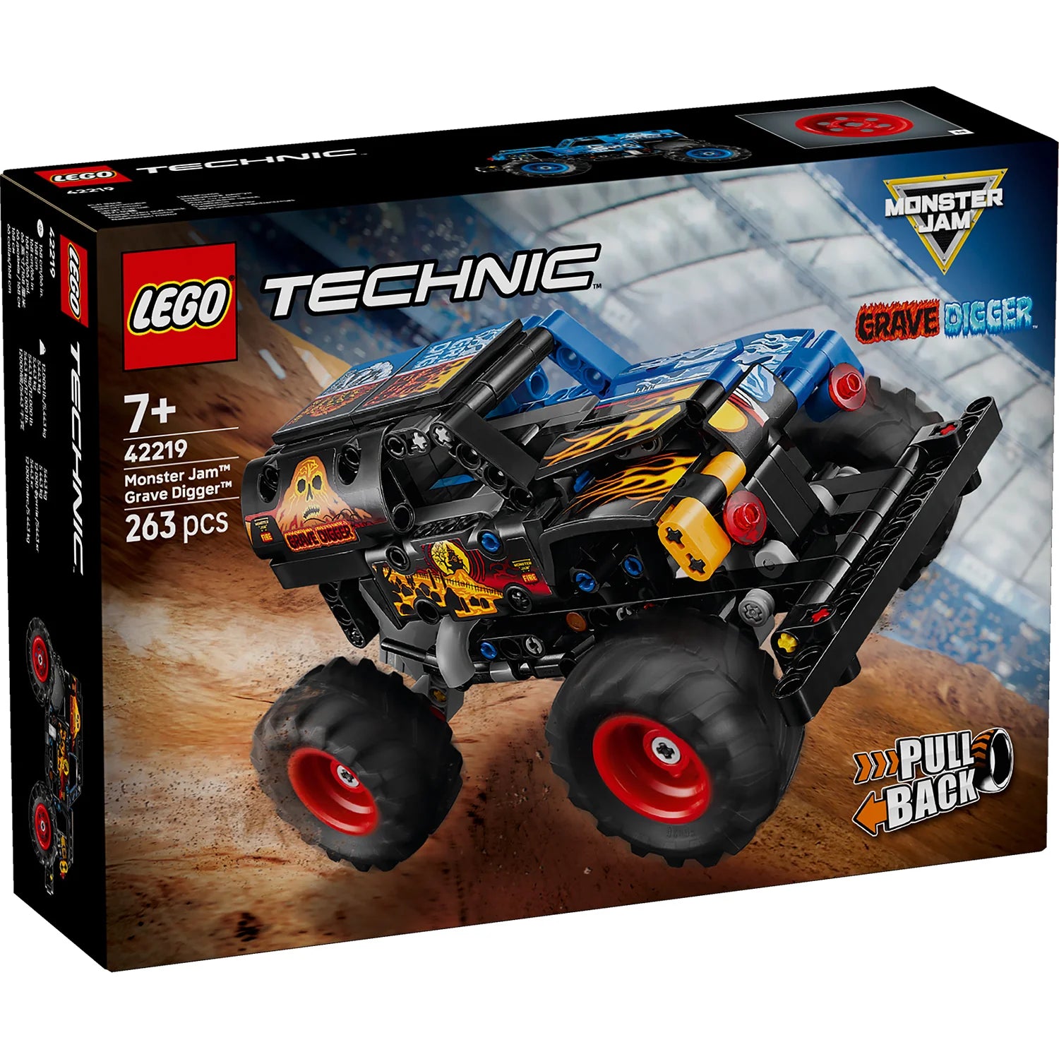 Technic™ - Monster Jam™ Grave Digger™ Fire and Ice (42219) - Toot Toot Toys