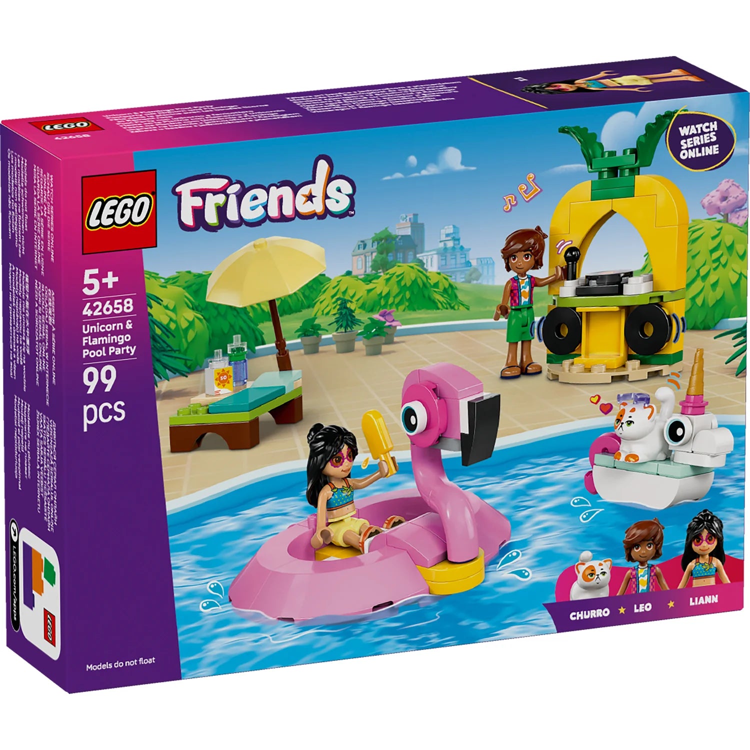 Friends - Unicorn & Flamingo Pool Party (42658)