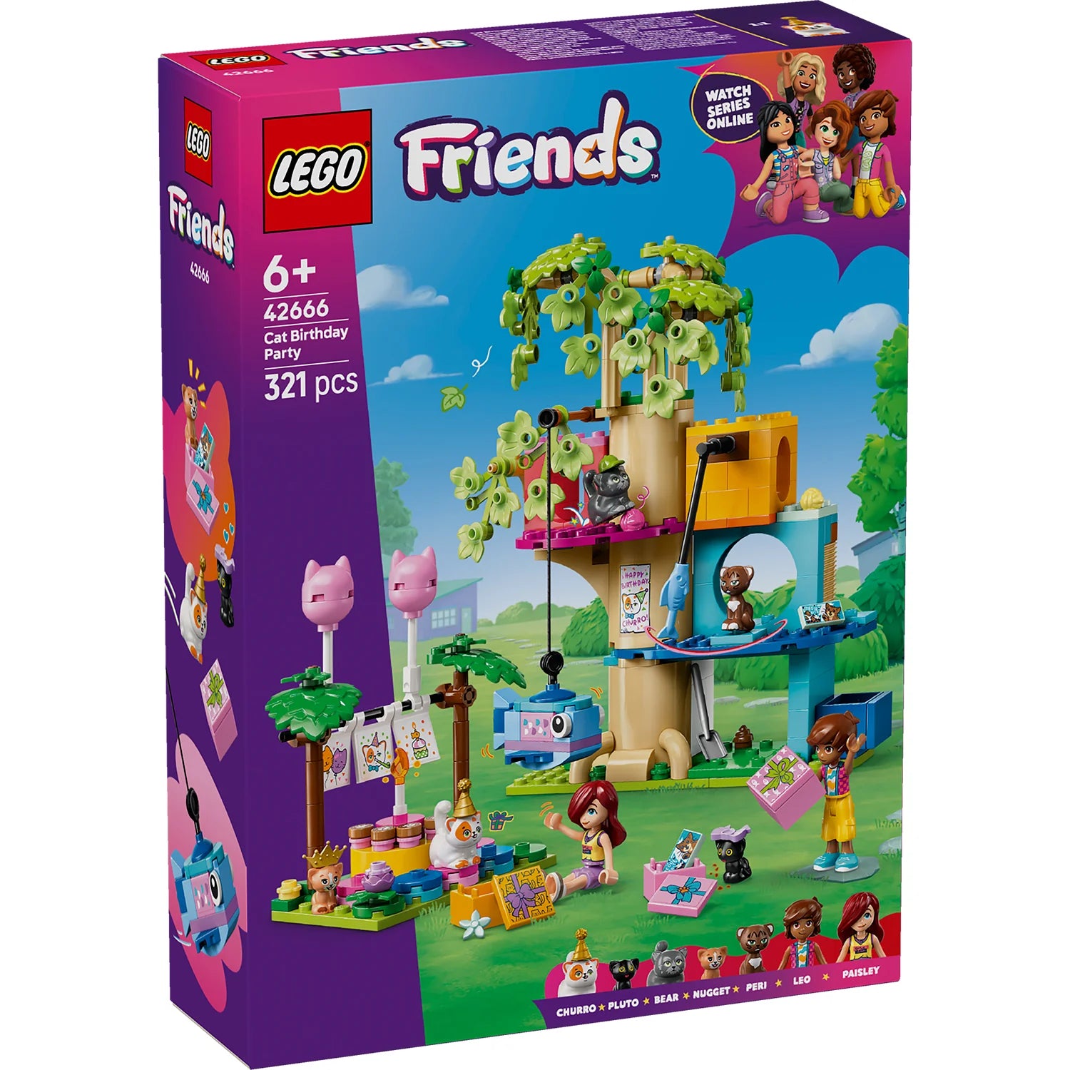 Friends - Cat Birthday Party & Tree House (42666)