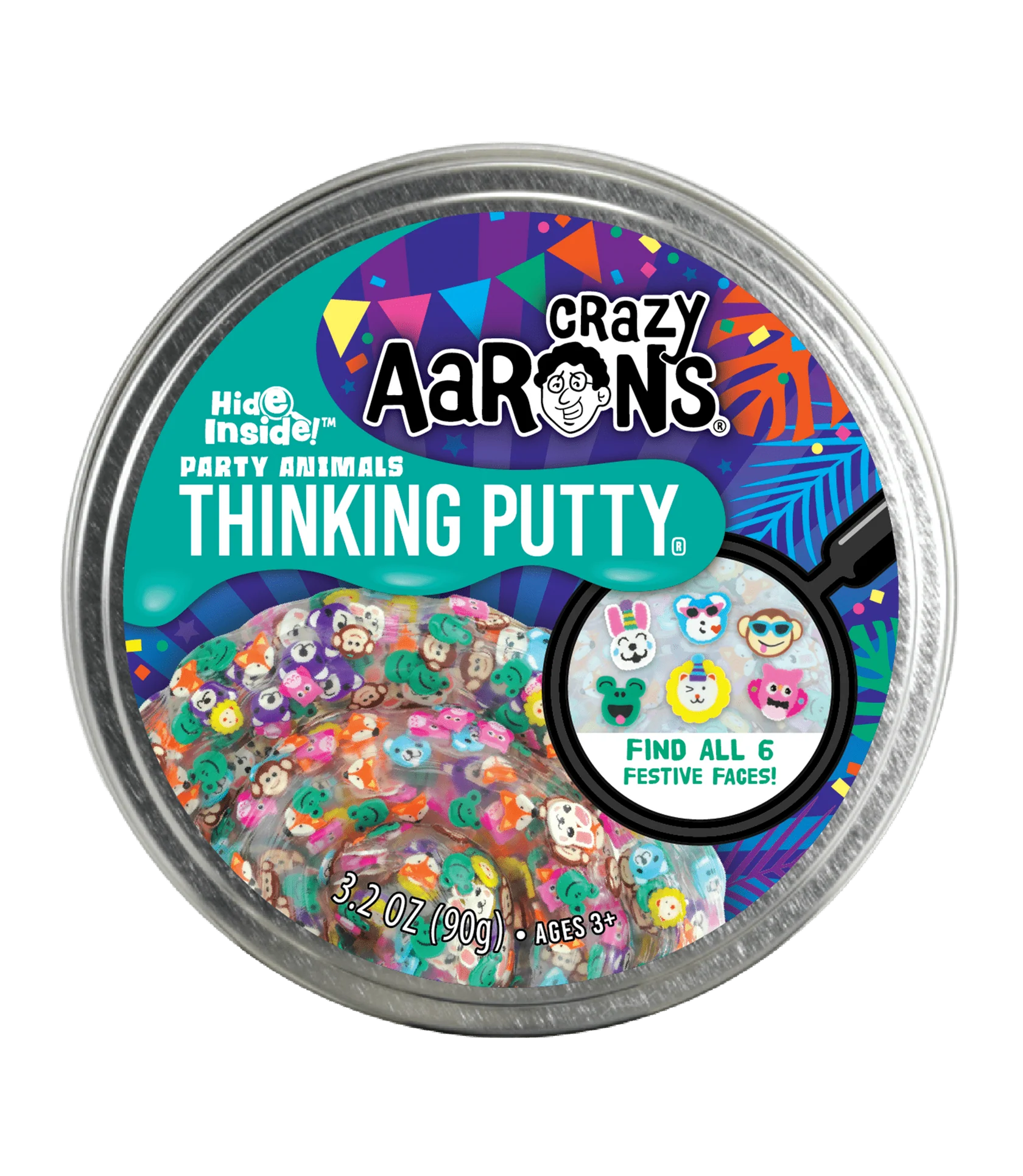 Crazy Aaron's Putty - Party Animals - Hide Inside