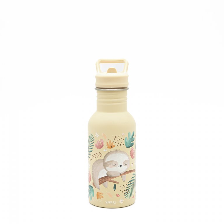 Stainless Steel Drink Bottle 500ml - Gnawy the Sloth