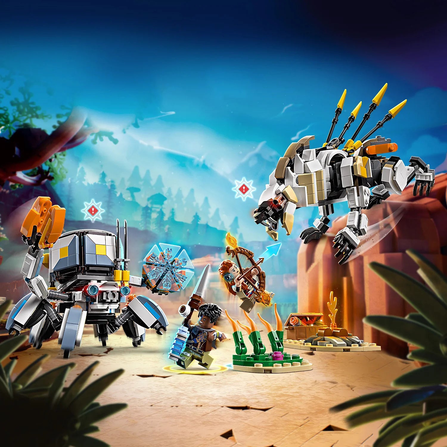 Horizon Adventures™ - Aloy & Varl vs. Shell-Walker & Sawtooth (77037)