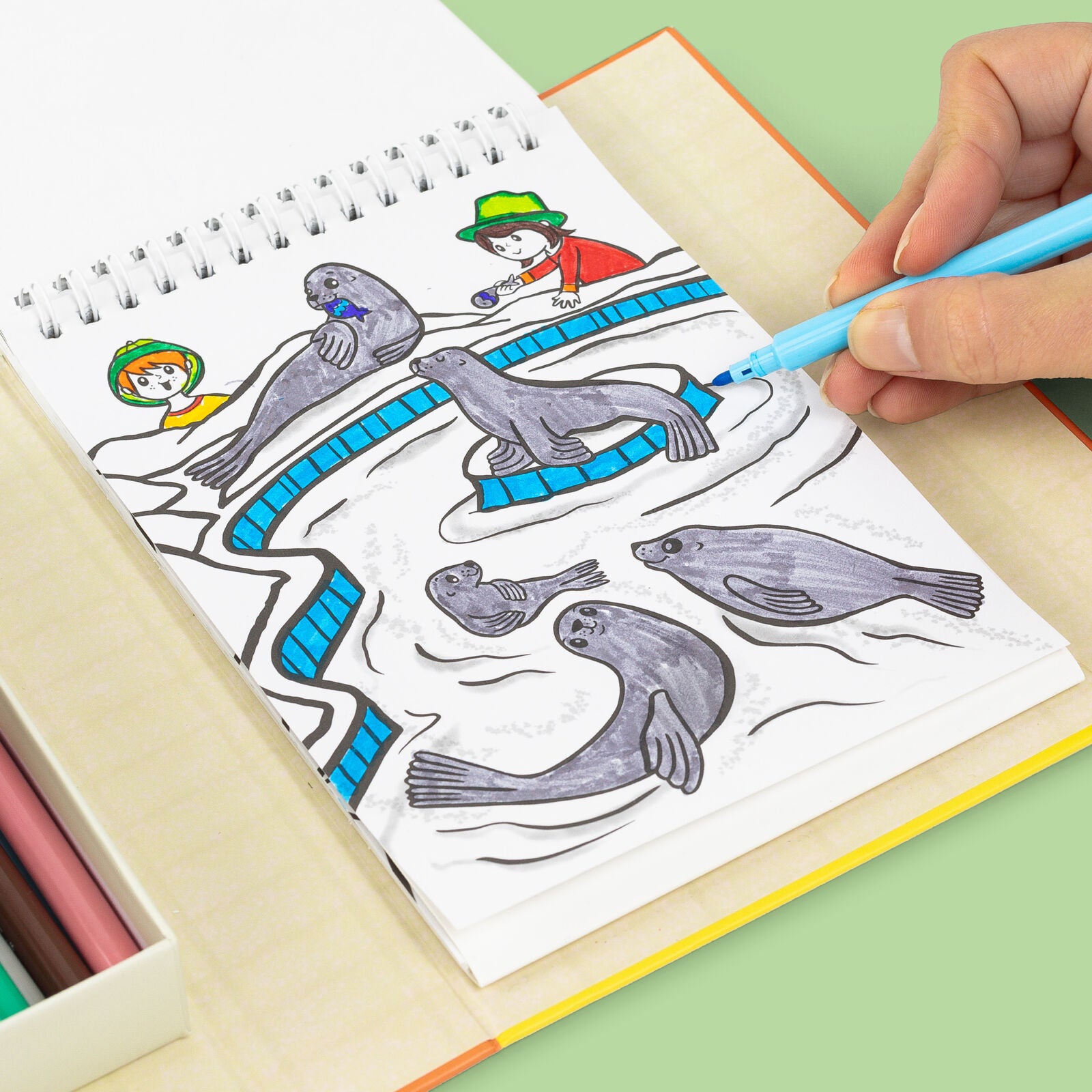 Colouring Set - Zoo